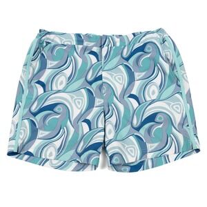 Fair Harbor Sextant Swim Shorts Men's 32 Abstract Paisley Elastic Waist Lined